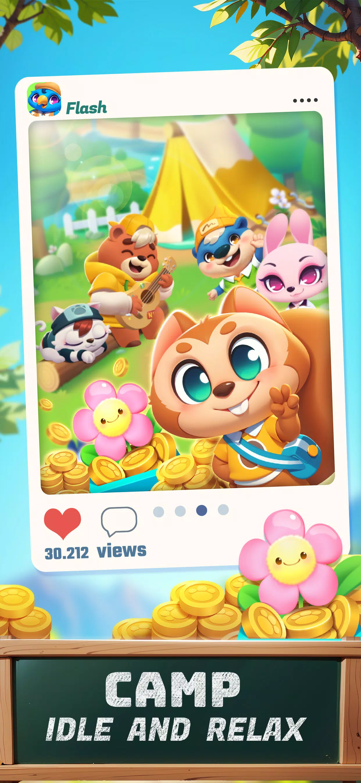 Camp Pop - Bubble Shooter Captura de tela 1