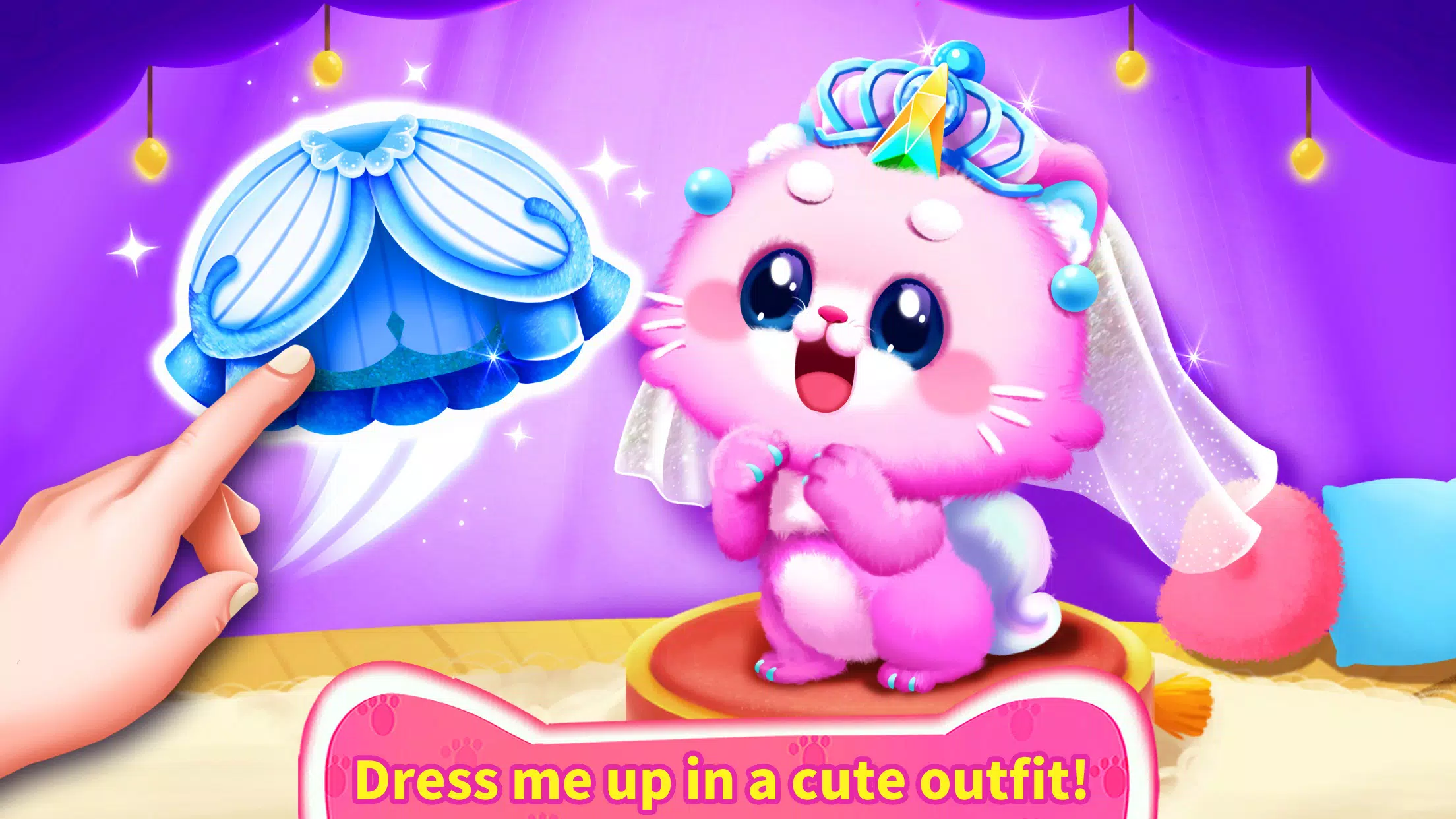 Little Panda's Cat Game स्क्रीनशॉट 2