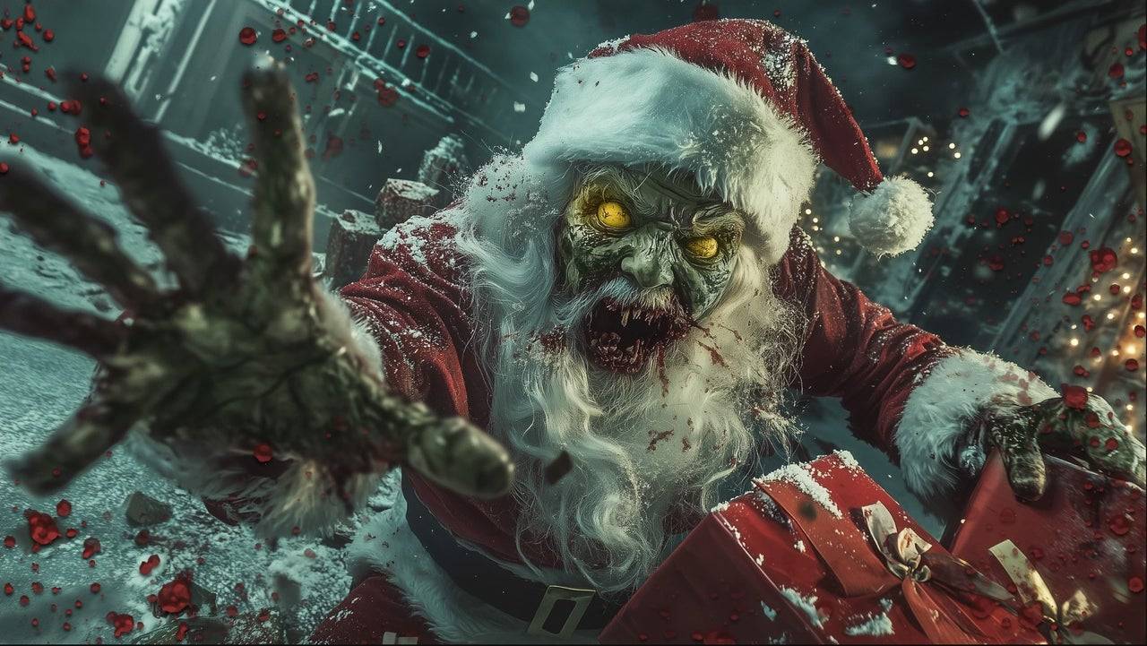 Black Ops 6的“ Necroclaus”加載屏幕。圖片來源:Activision Publishing。