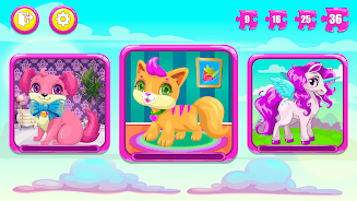 Schermata Kids puzzles for girls 1