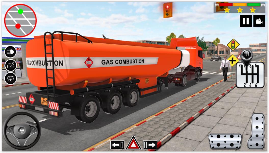 Oil Tanker Truck Driving Captura de tela 2