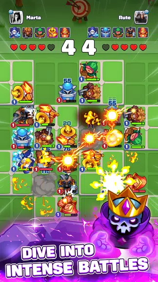 Hero Tactics: 2 Player Game ภาพหน้าจอ 1