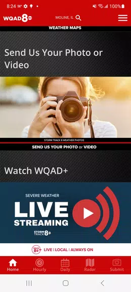 WQAD Storm Track 8 Weather應用截圖第3張