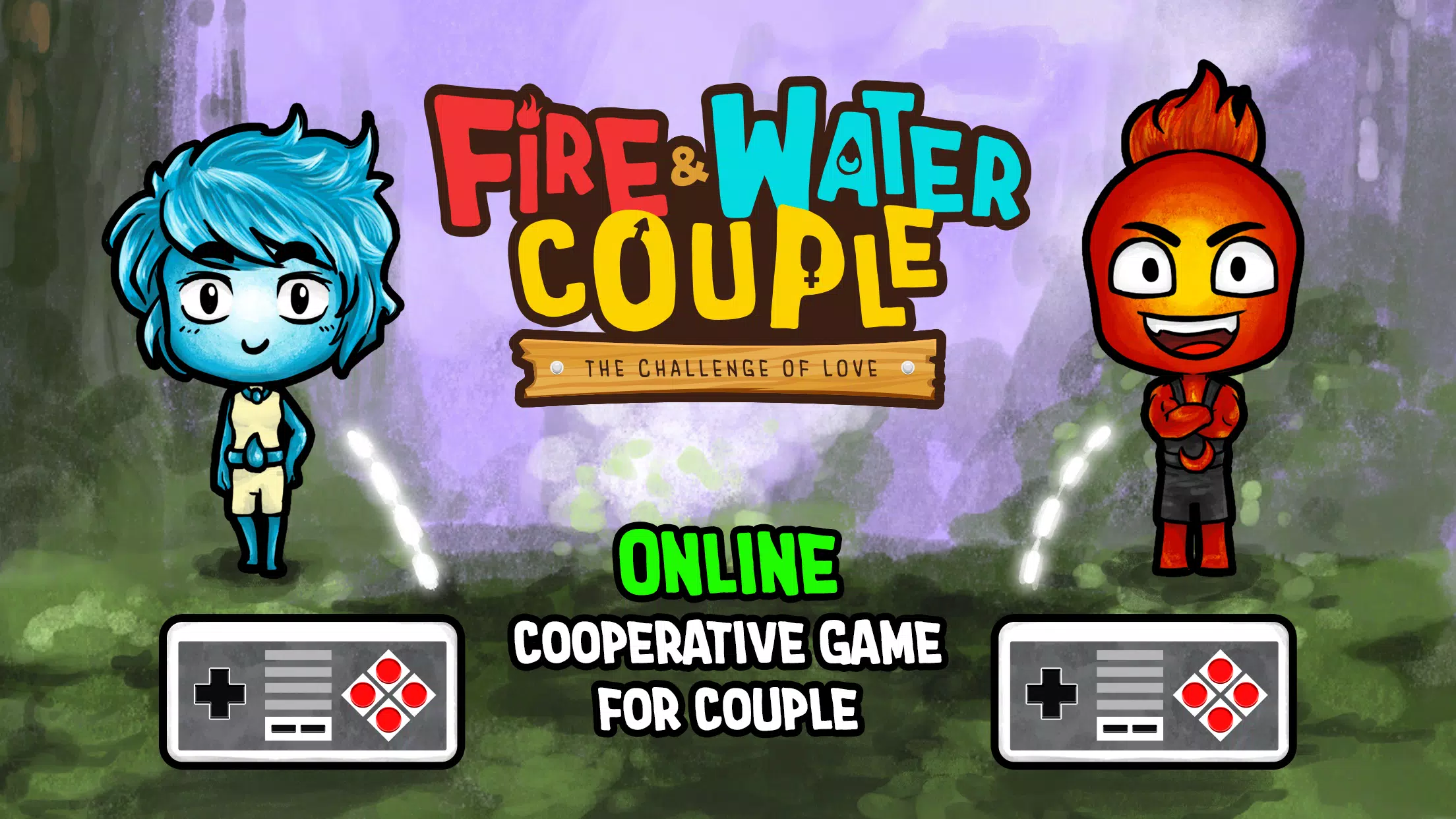 Fire and Water: Online Co-op 스크린샷 0