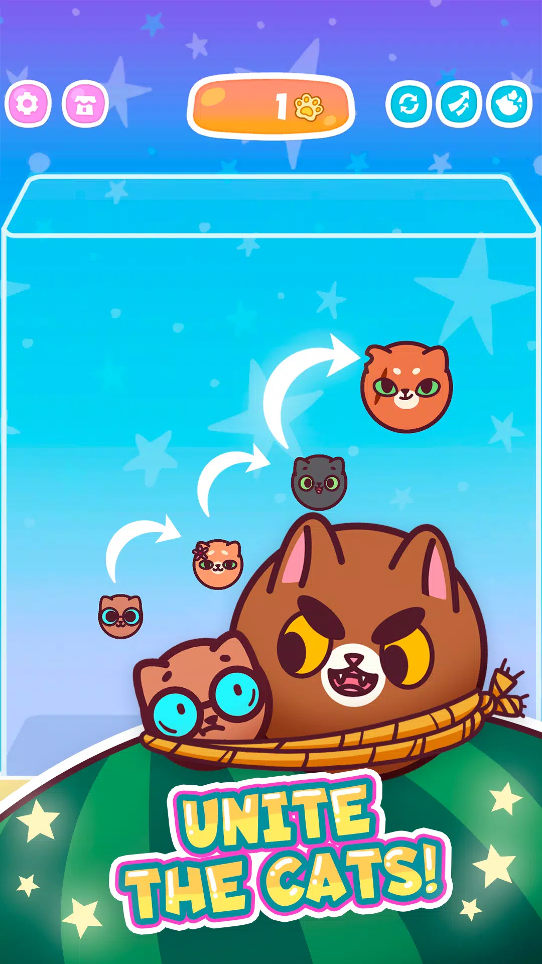 Watermelon Cats ဖန်သားပြင်ဓာတ်ပုံ 0