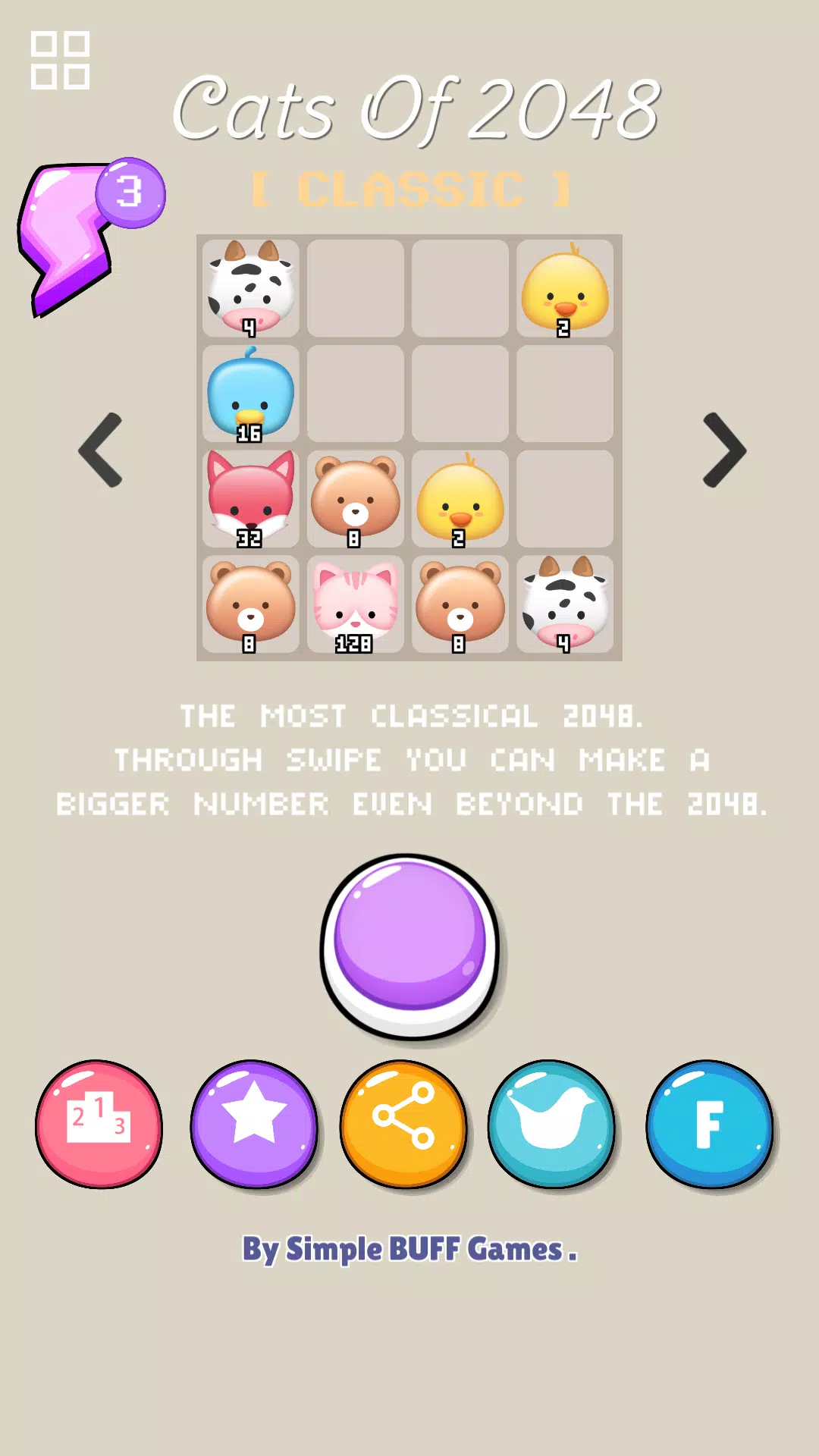 Cats Of 2048 Captura de pantalla 0