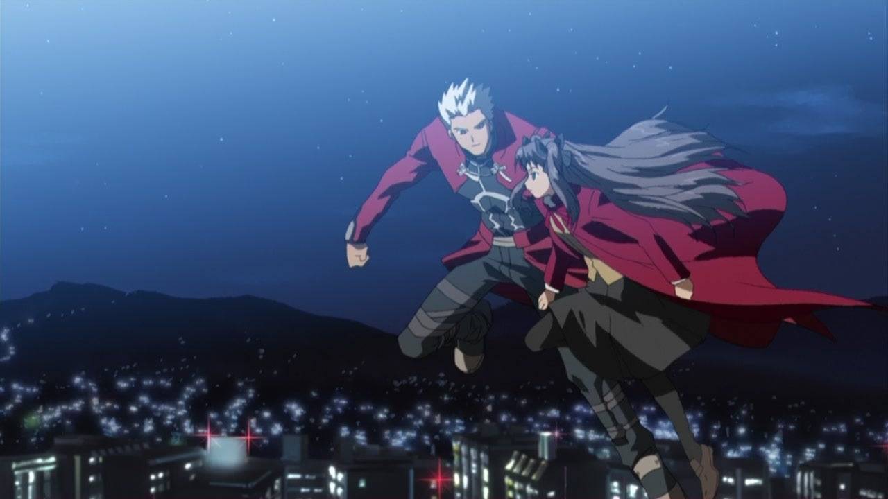 Rin Tohsaka&Archer在命运/住宿之夜(2006年)