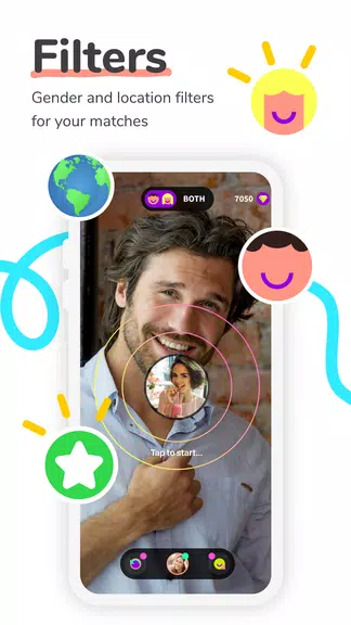 Peachat - Chat vidéo en direct Capture d'écran 2