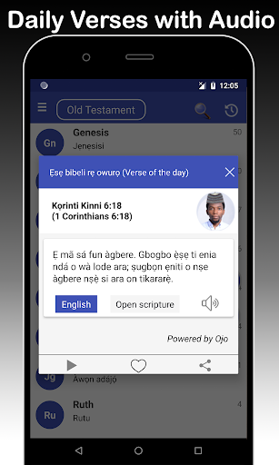 Yoruba & English Bible - With Full Offline Audio Captura de tela 1