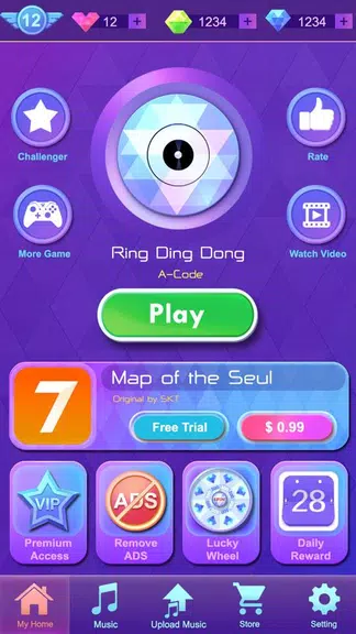 Schermata Music Tiles: Music Games 0
