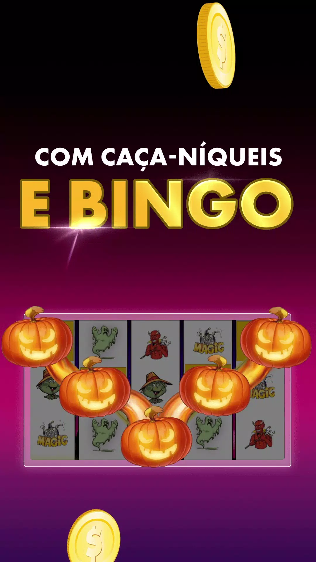 Halloween Caça Niquel e Bingo應用截圖第1張