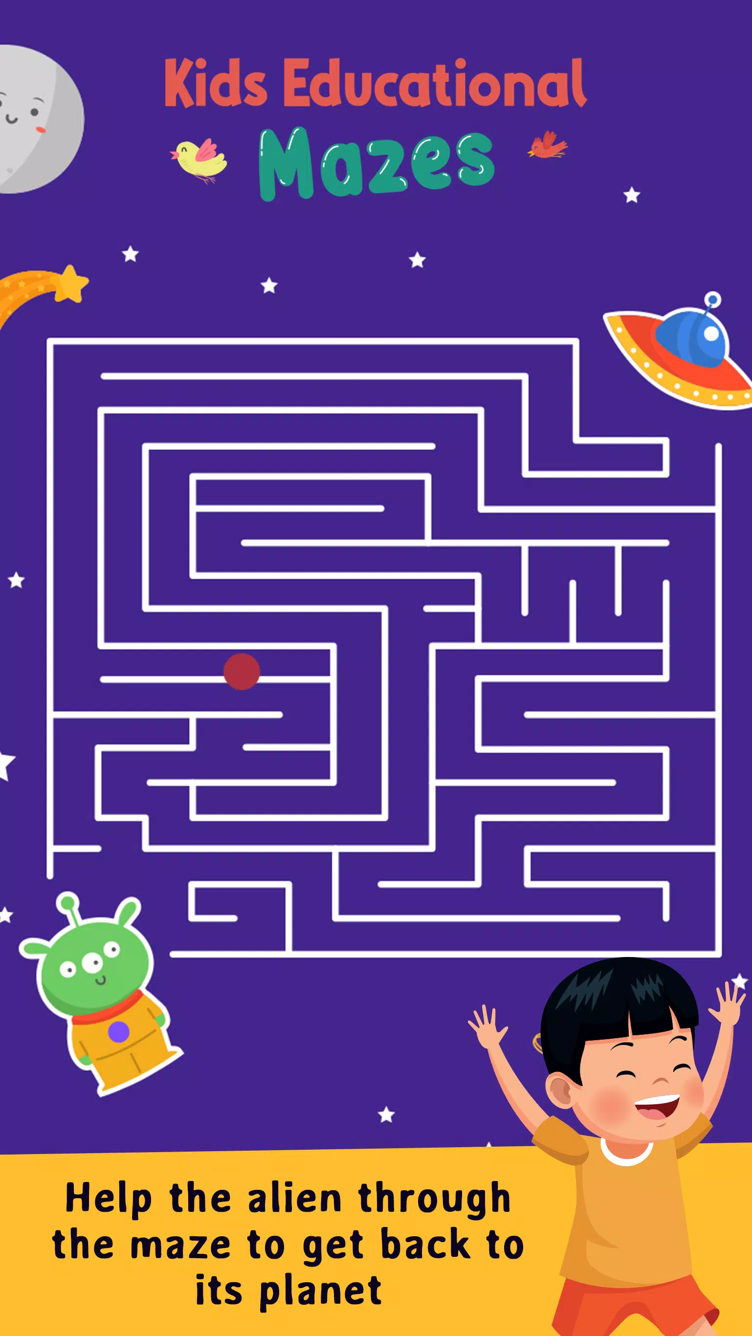 Kids Educational Mazes Puzzle Скриншот 0