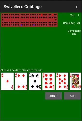 Swiveller's Cribbage ဖန်သားပြင်ဓာတ်ပုံ 0
