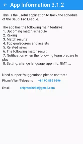 Saudi League Matches應用截圖第2張