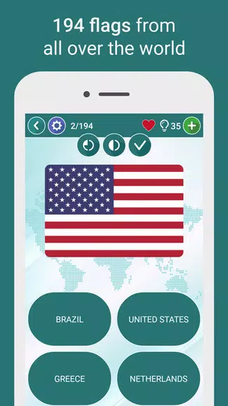 Geography Quiz - World Flags Capture d'écran 0