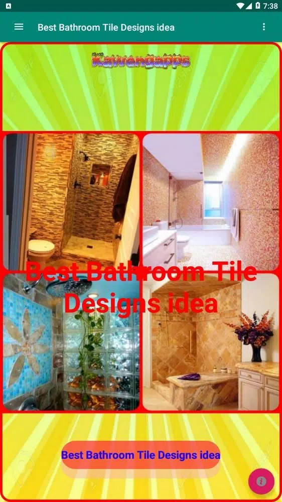 Best Bathroom Tile Designs ide ဖန်သားပြင်ဓာတ်ပုံ 0
