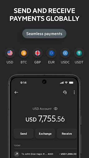 Xapo Bank應用截圖第2張