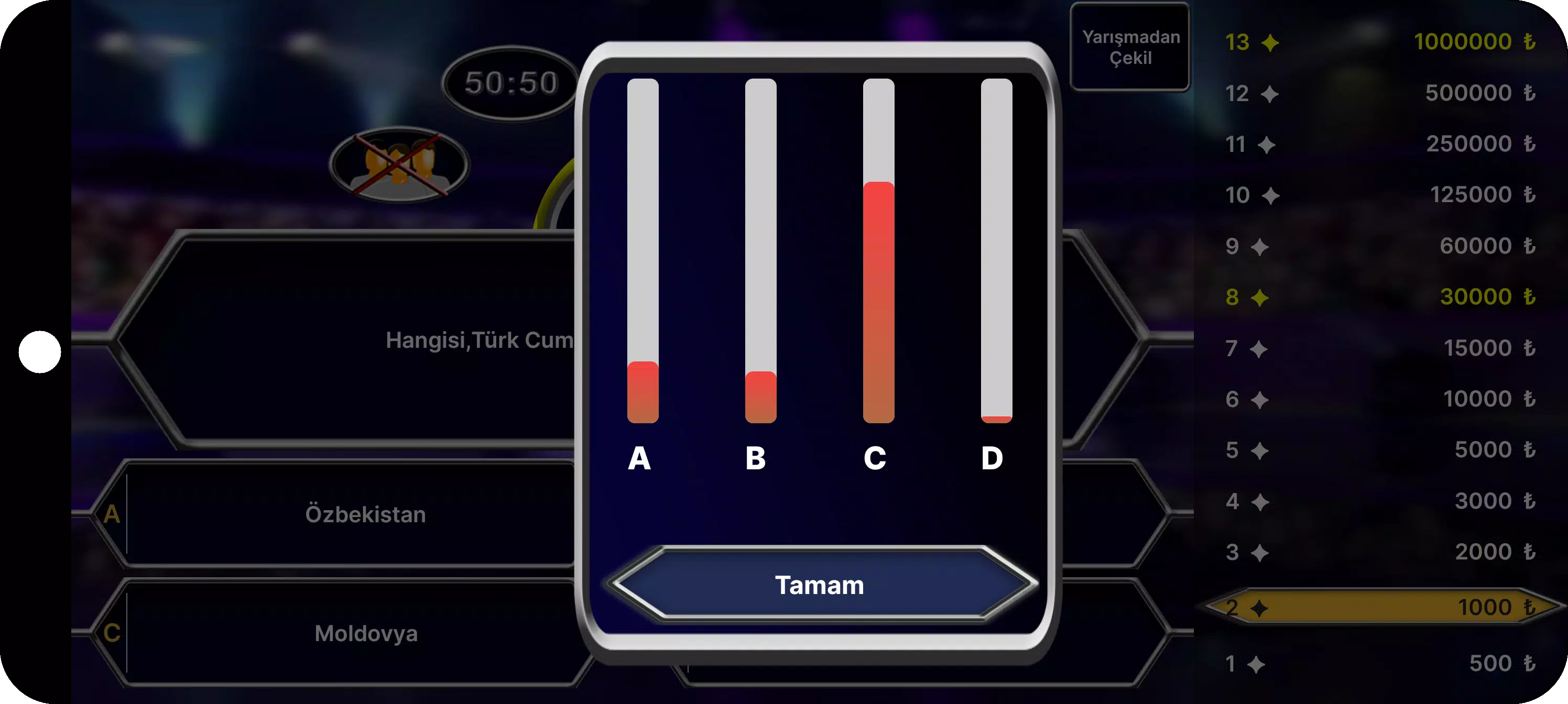 Milyoner Bilgi Yarışması Tangkapan skrin 3