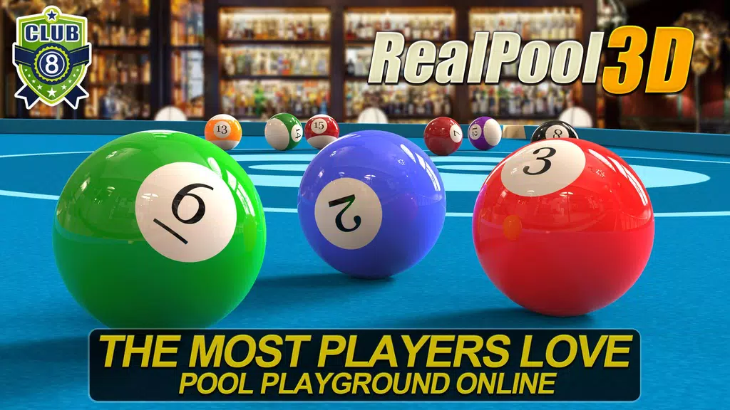 Real Pool 3D Online 8Ball Game ဖန်သားပြင်ဓာတ်ပုံ 0