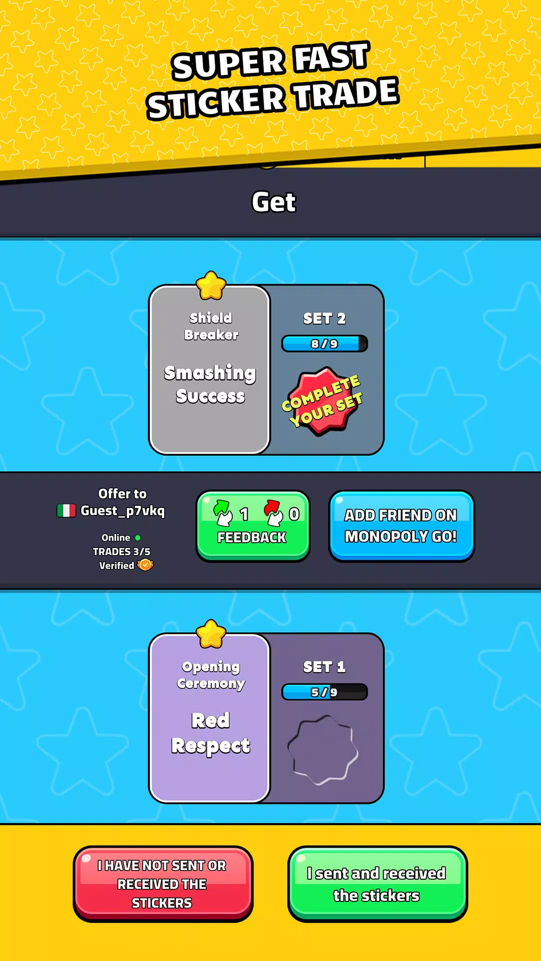 Schermata Gifter GO! 3