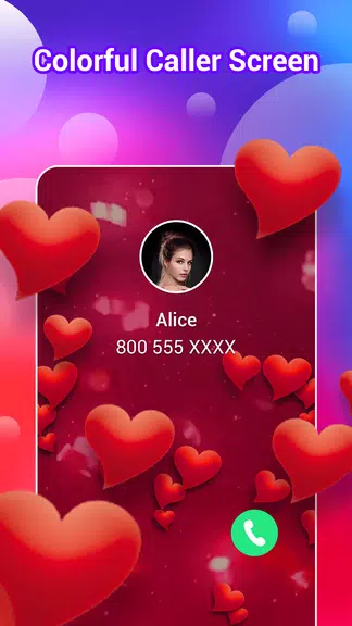 Color Call Screen - Call flash Captura de tela 1