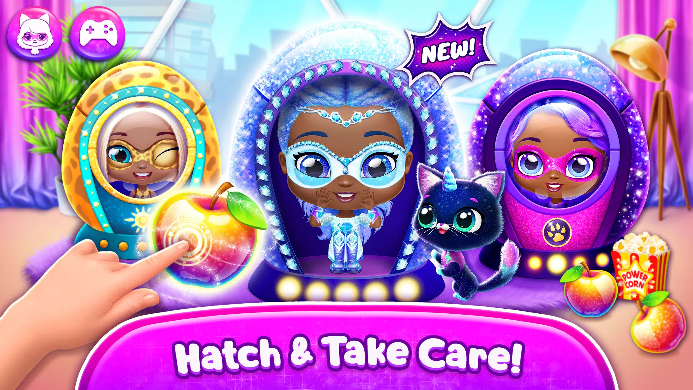 Power Girls - Fantastic Heroes Скриншот 1