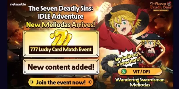 Meliodas si unisce a Idle Adventure: eventi a tempo limitato aggiunti