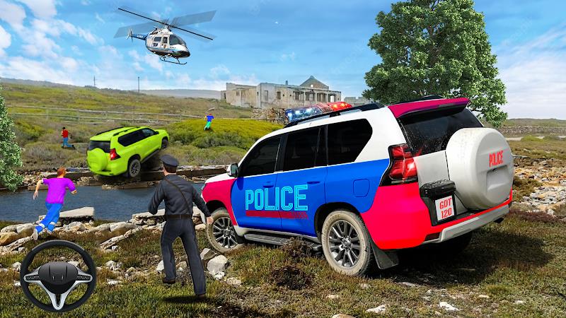 Offroad Police Car Chase Game應用截圖第1張