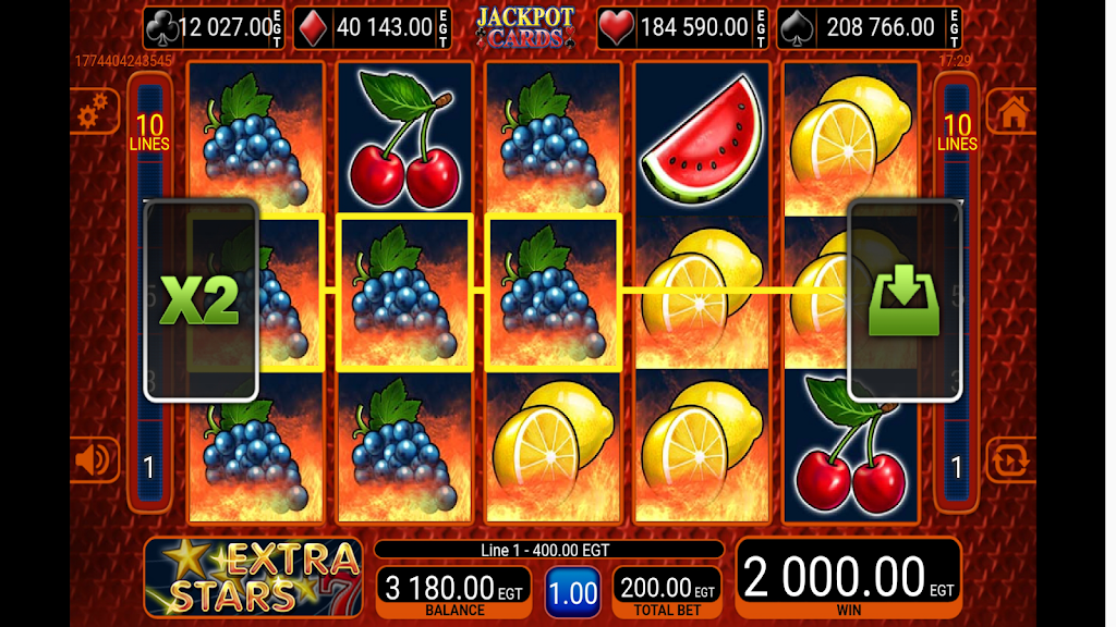 Extra Stars Slot ဖန်သားပြင်ဓာတ်ပုံ 1
