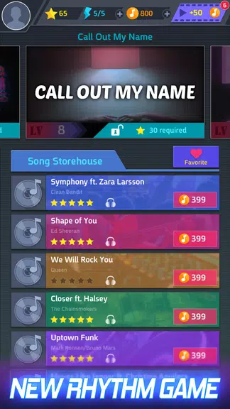 Tap Tap Music-Pop Songs Ảnh chụp màn hình 0