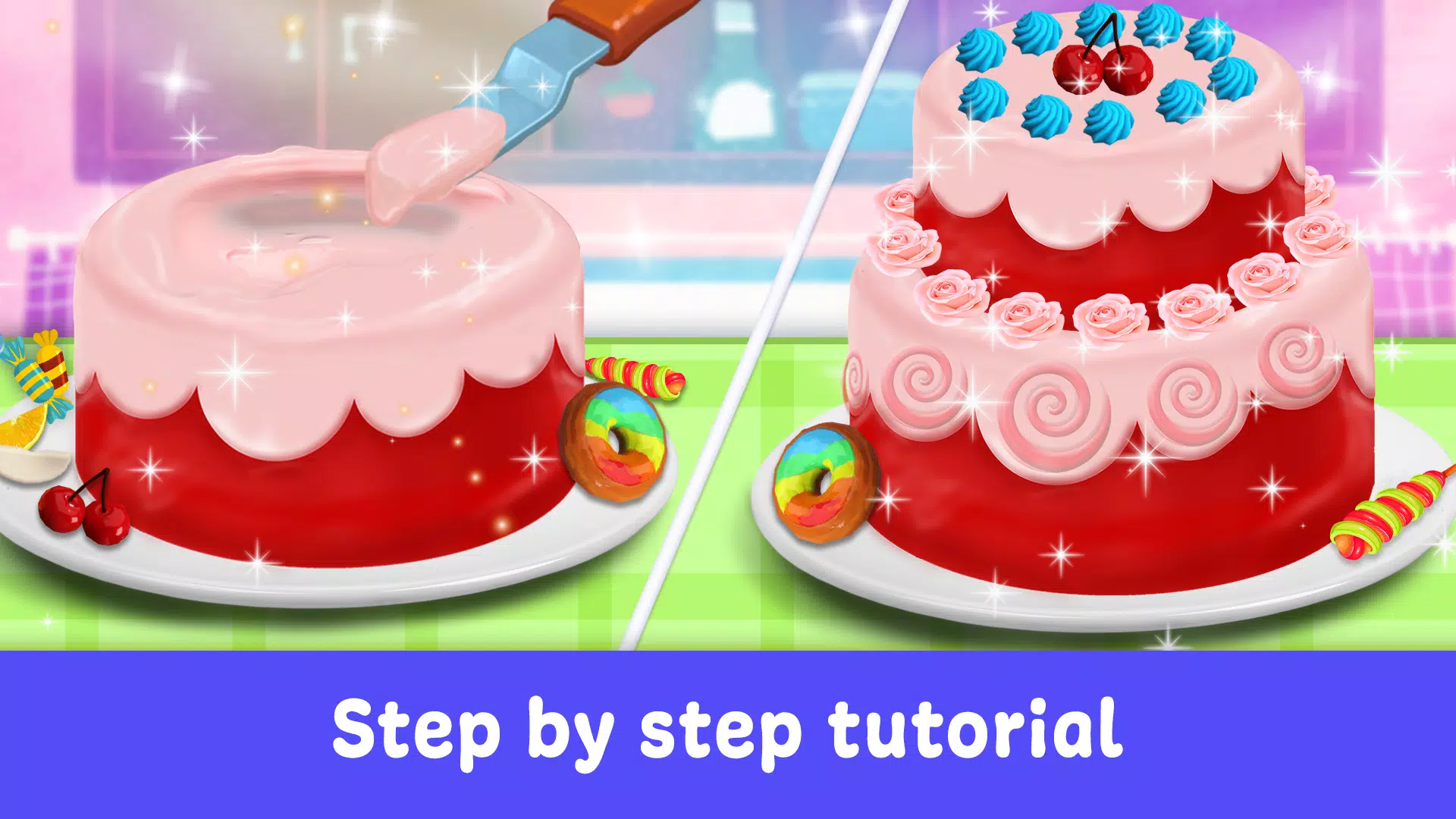 Cake Maker Games for Girls 스크린샷 2