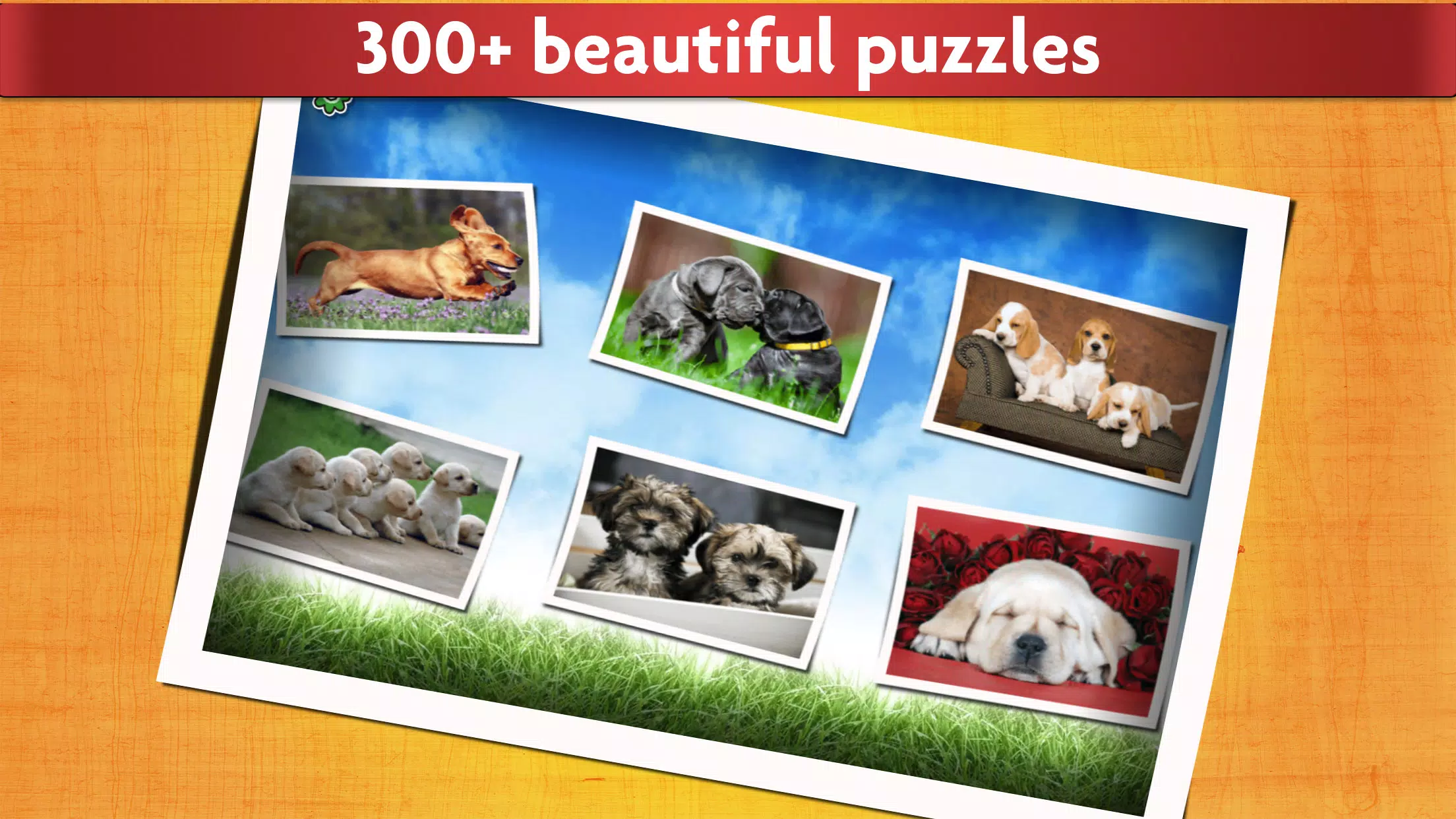 Dogs Jigsaw Puzzle Game Kids स्क्रीनशॉट 1