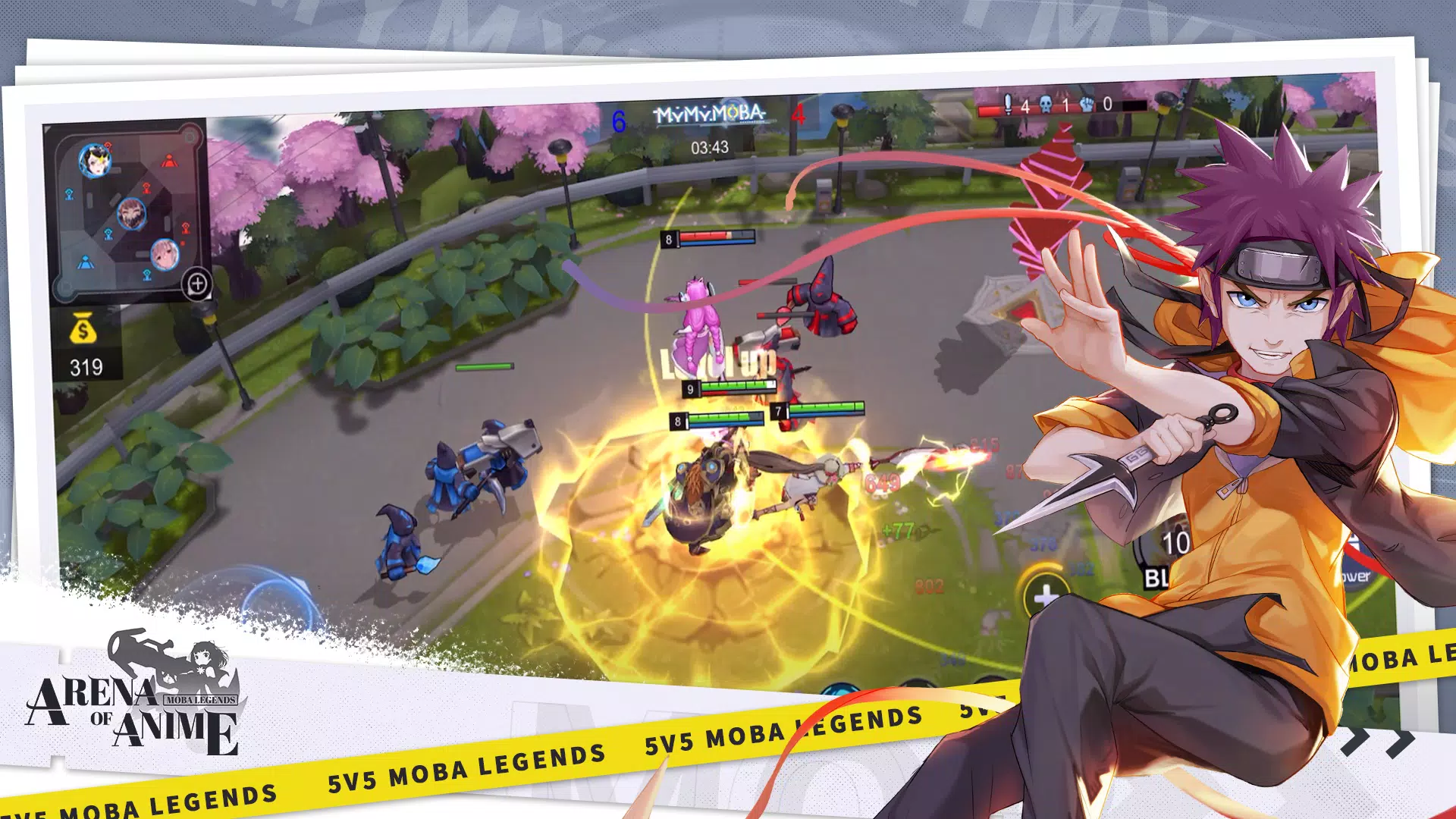 Arena of Anime: MOBA Legends應用截圖第3張