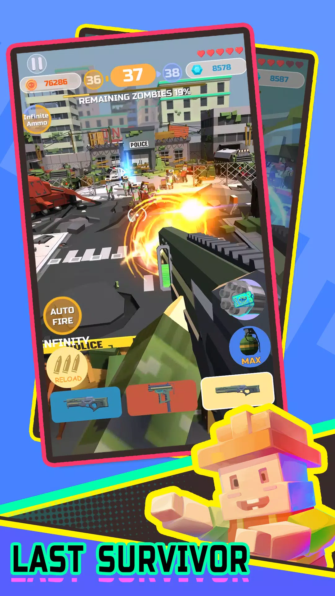 Pixel Zombie Hero Ảnh chụp màn hình 1