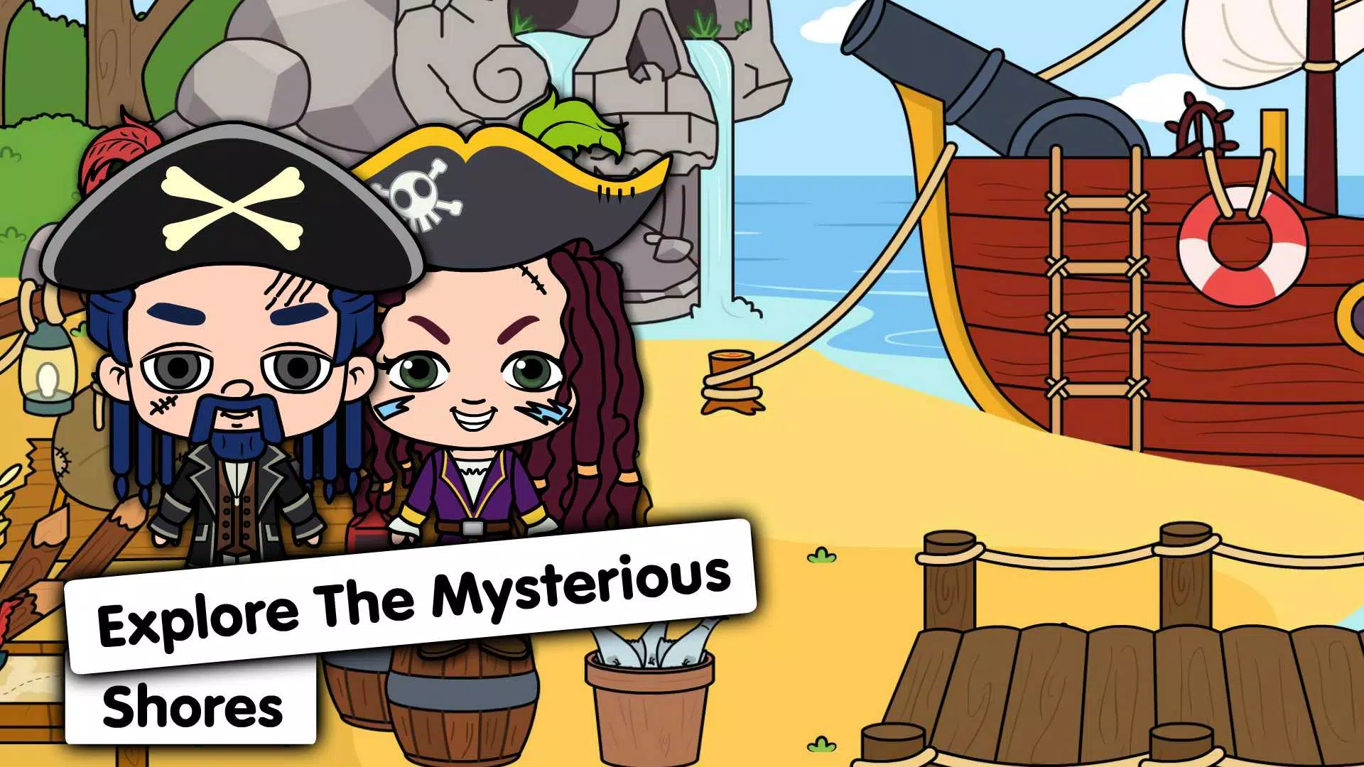 My Pirate Town: Treasure Games應用截圖第1張