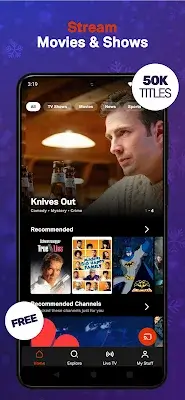Tubi: Movies & Live TV ဖန်သားပြင်ဓာတ်ပုံ 0