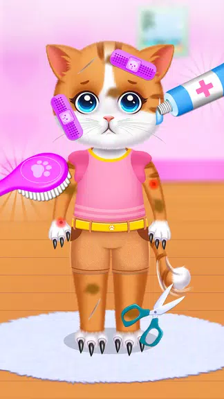 Cute Kitty Cat Pet Care Screenshot 0