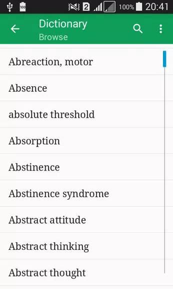 Psychology Dictionary Offline ภาพหน้าจอ 0
