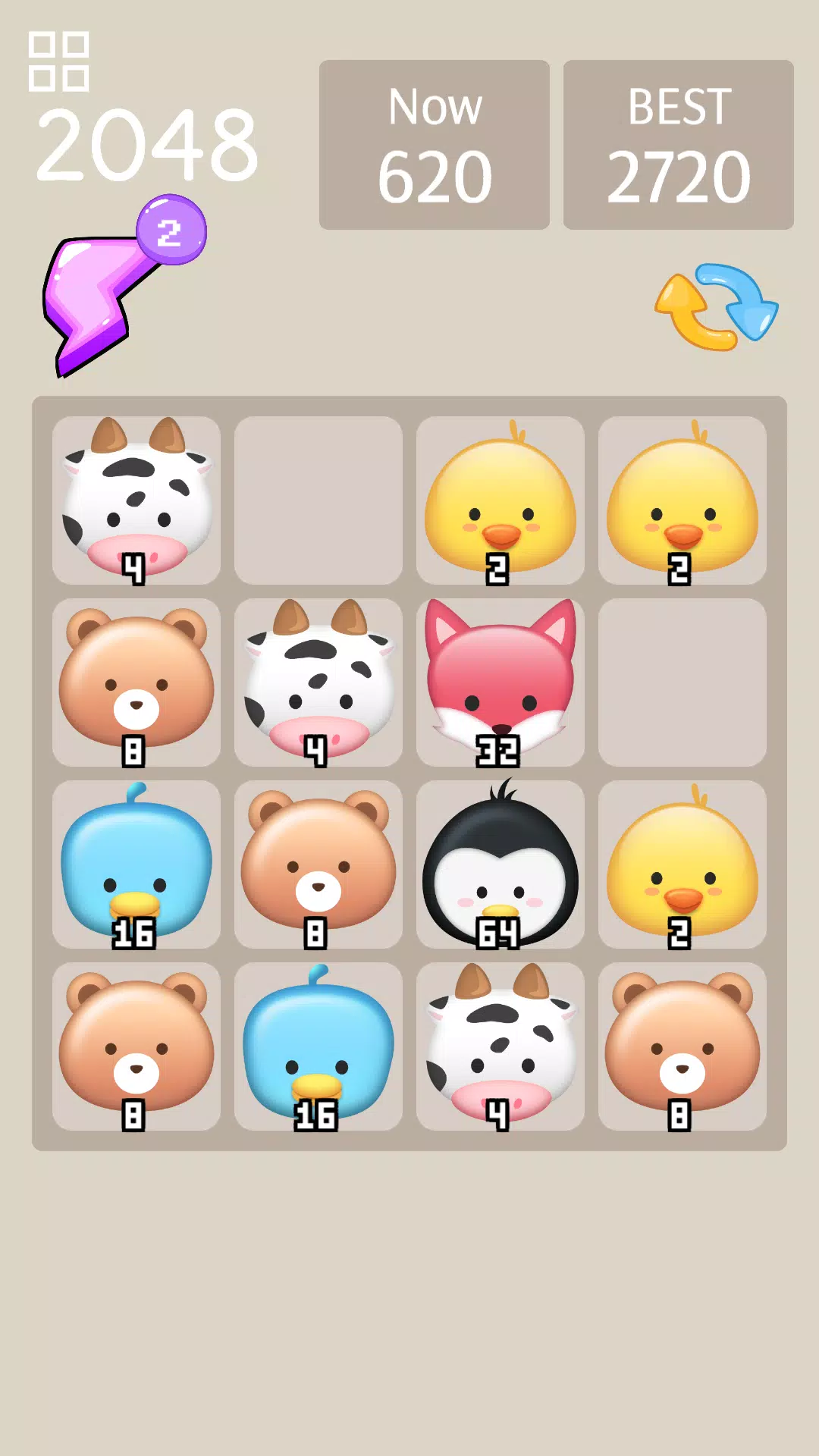 Cats Of 2048 Captura de pantalla 1