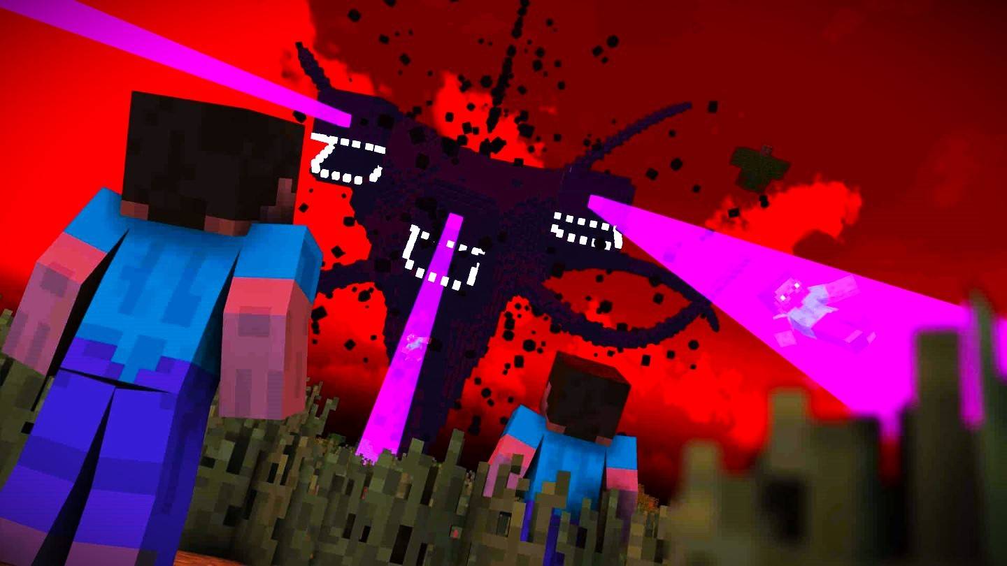 Ang halimaw na ito ay mas mapanganib kaysa sa isang dragon: nalalanta sa minecraft