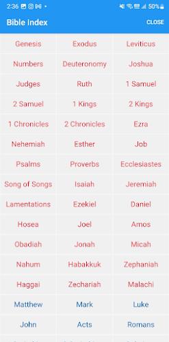 Offline english bible - kjv Screenshot 1