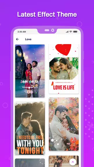 Vido : Video Status Maker スクリーンショット 1