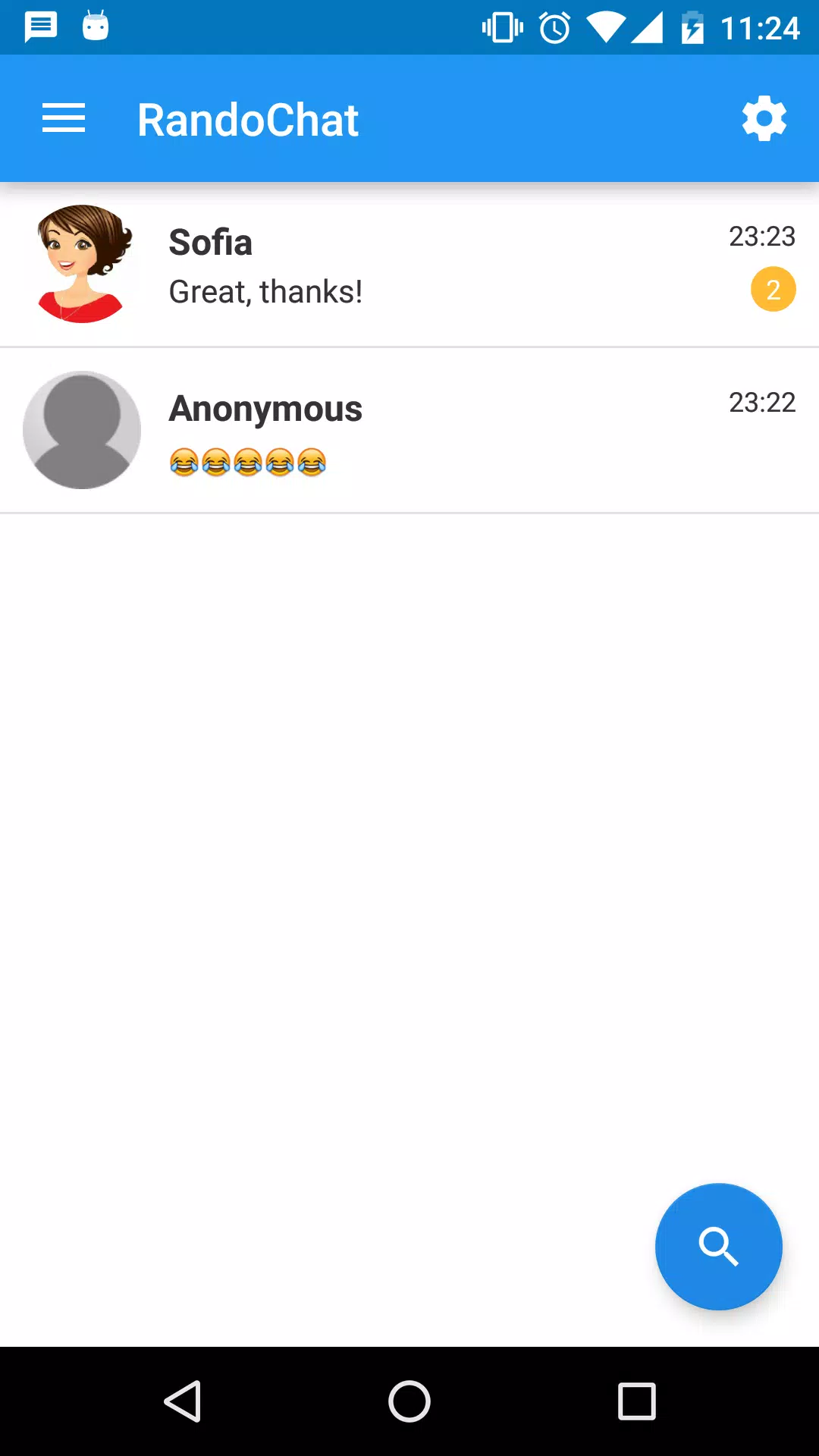 RandoChat Tangkapan skrin 1