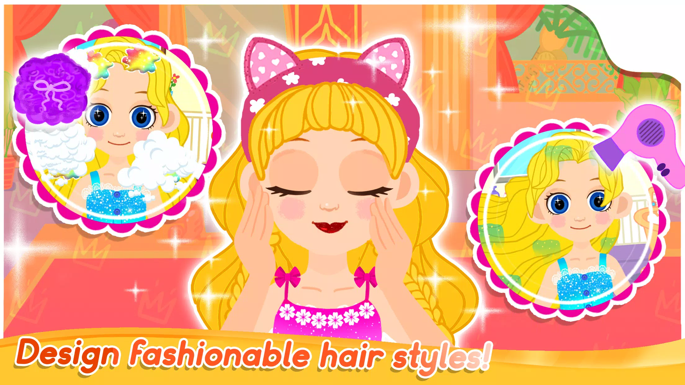 Princess Makeup Dress Makeover Schermafbeelding 1