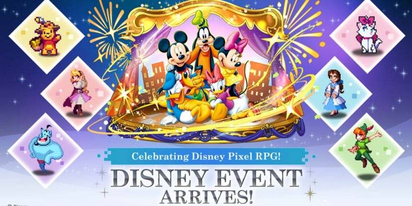 Disney Pixel RPG: Mickey, Pooh, Ariel join join