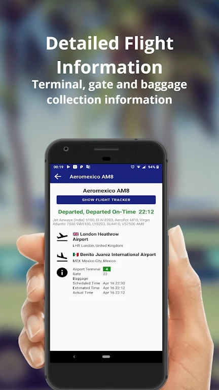 Detroit Metro Airport Flights Скриншот 2