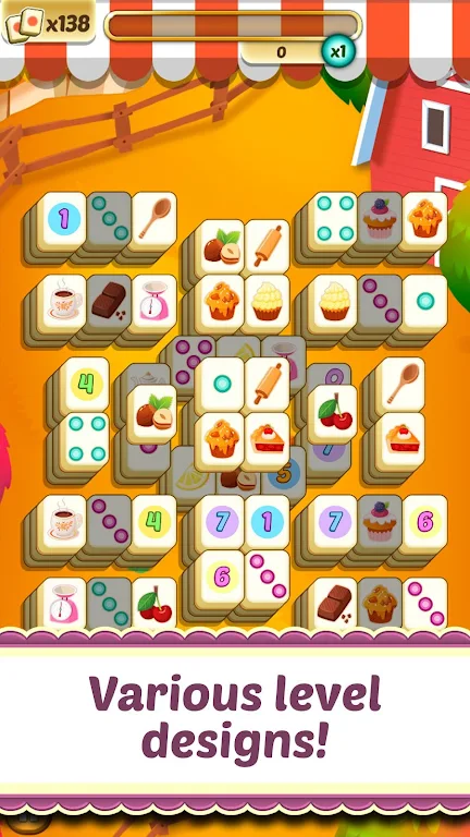 Mahjong Solitaire Cupcake Bake 스크린샷 2