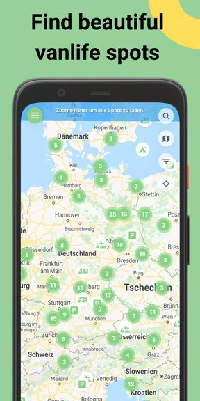 Camping App: StayFree Vanlife ภาพหน้าจอ 1