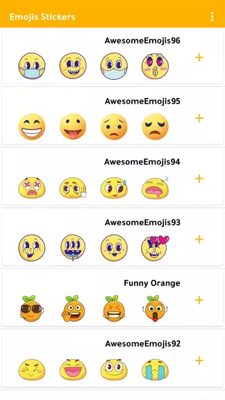 Emoji Stickers WASticker स्क्रीनशॉट 0