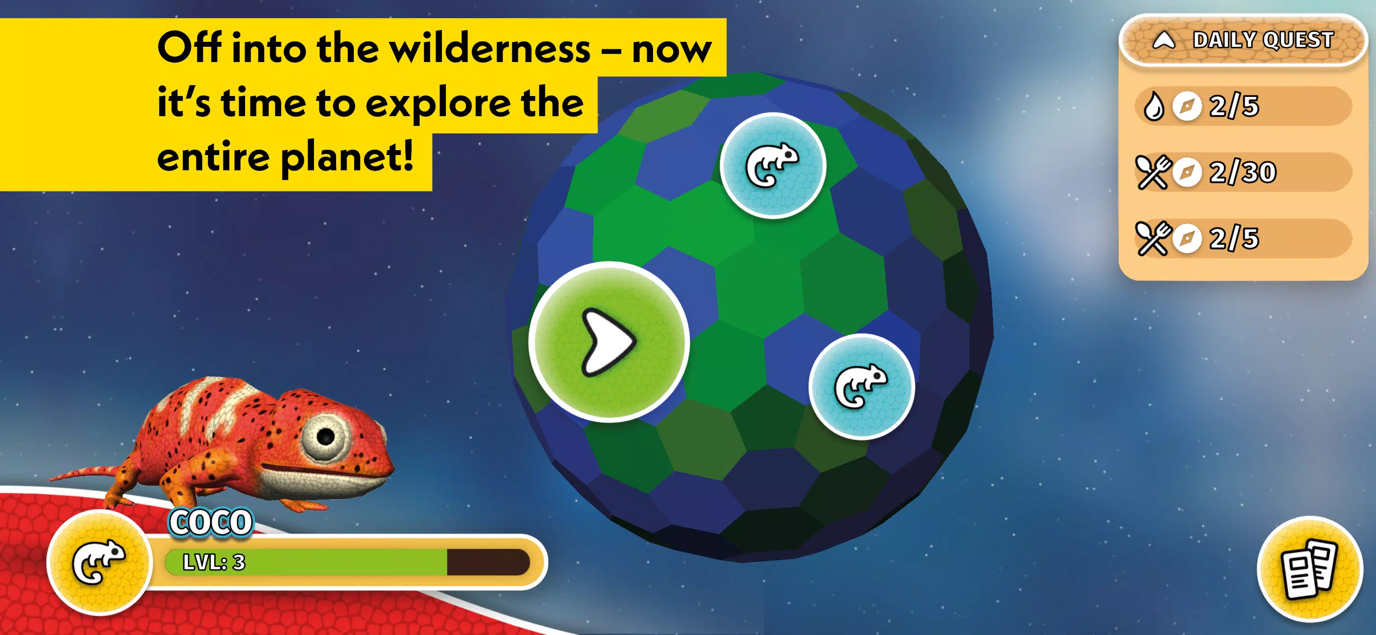 PLANET WOW Wildlife Adventure スクリーンショット 1